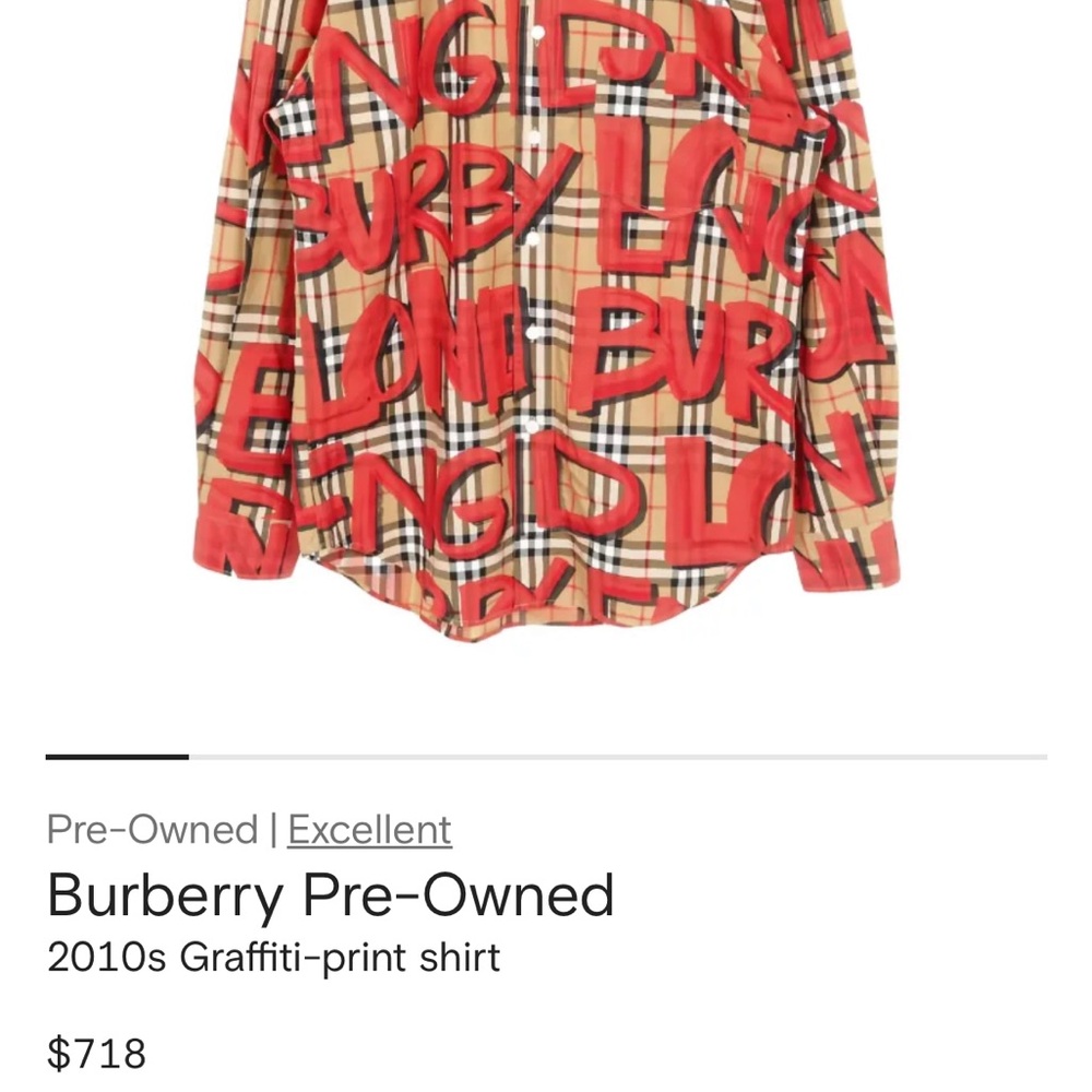 Burberry Graffiti Shirt